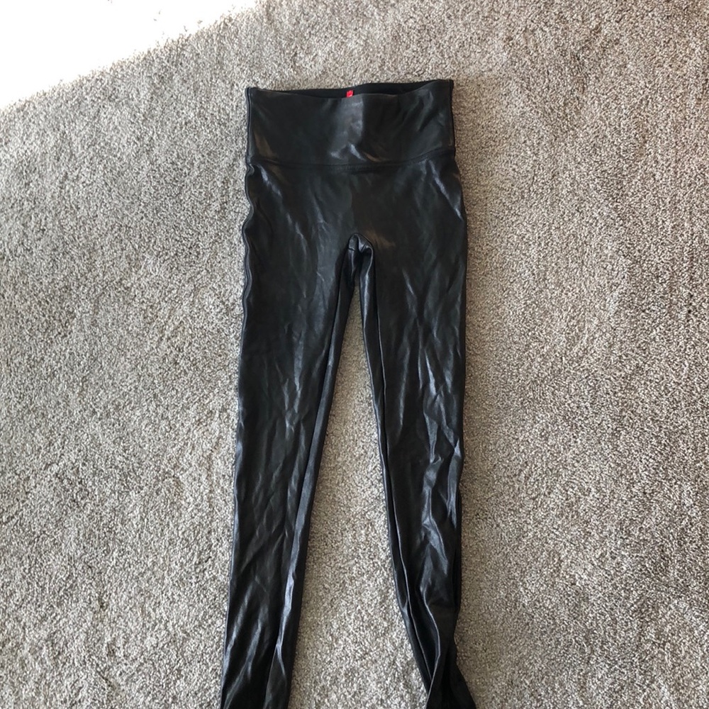 Spanx Faux Leather Leggings
